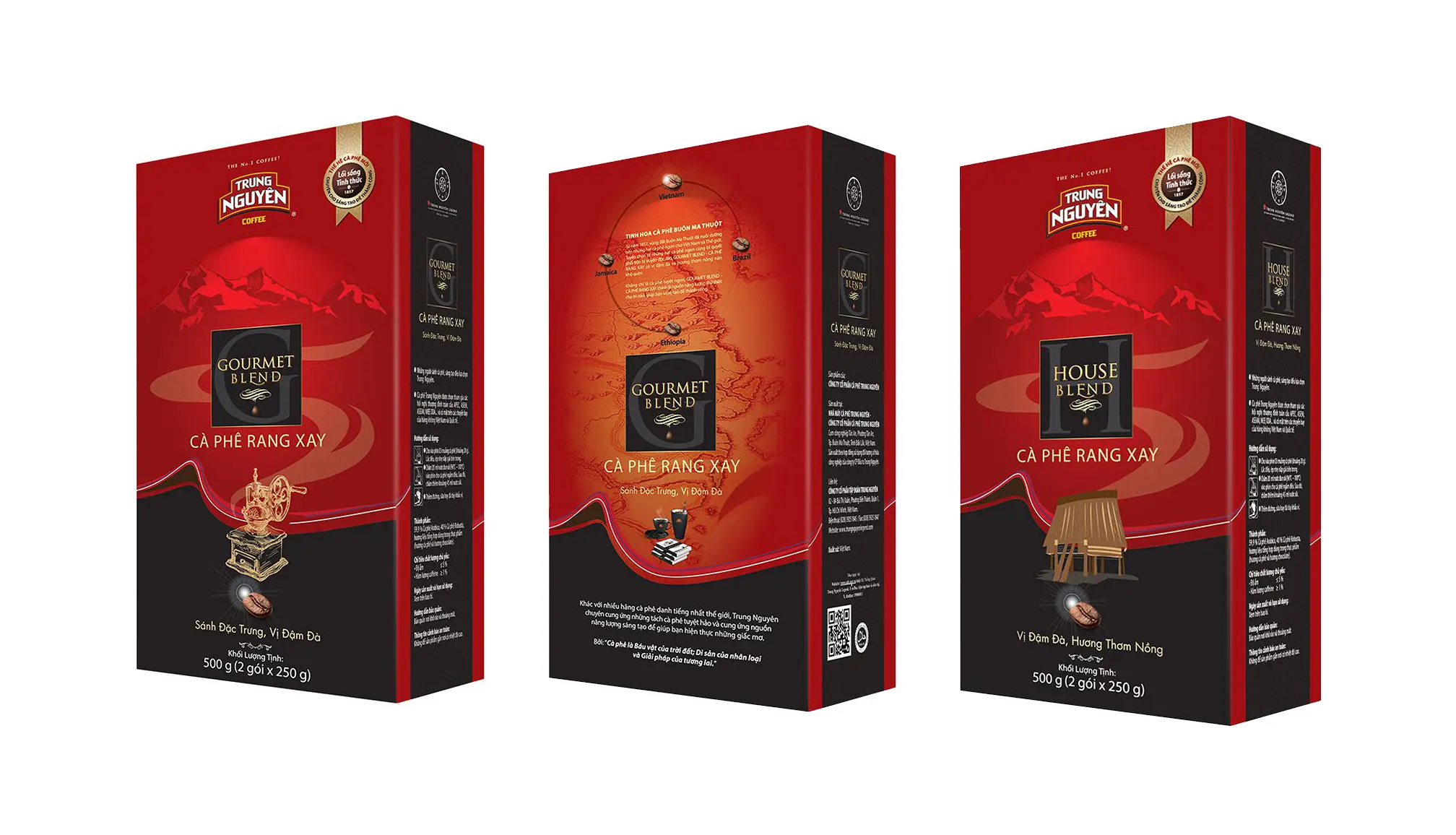 Bao bì cà phê Trung Nguyên đưa thương hiệu Việt ra thế giới